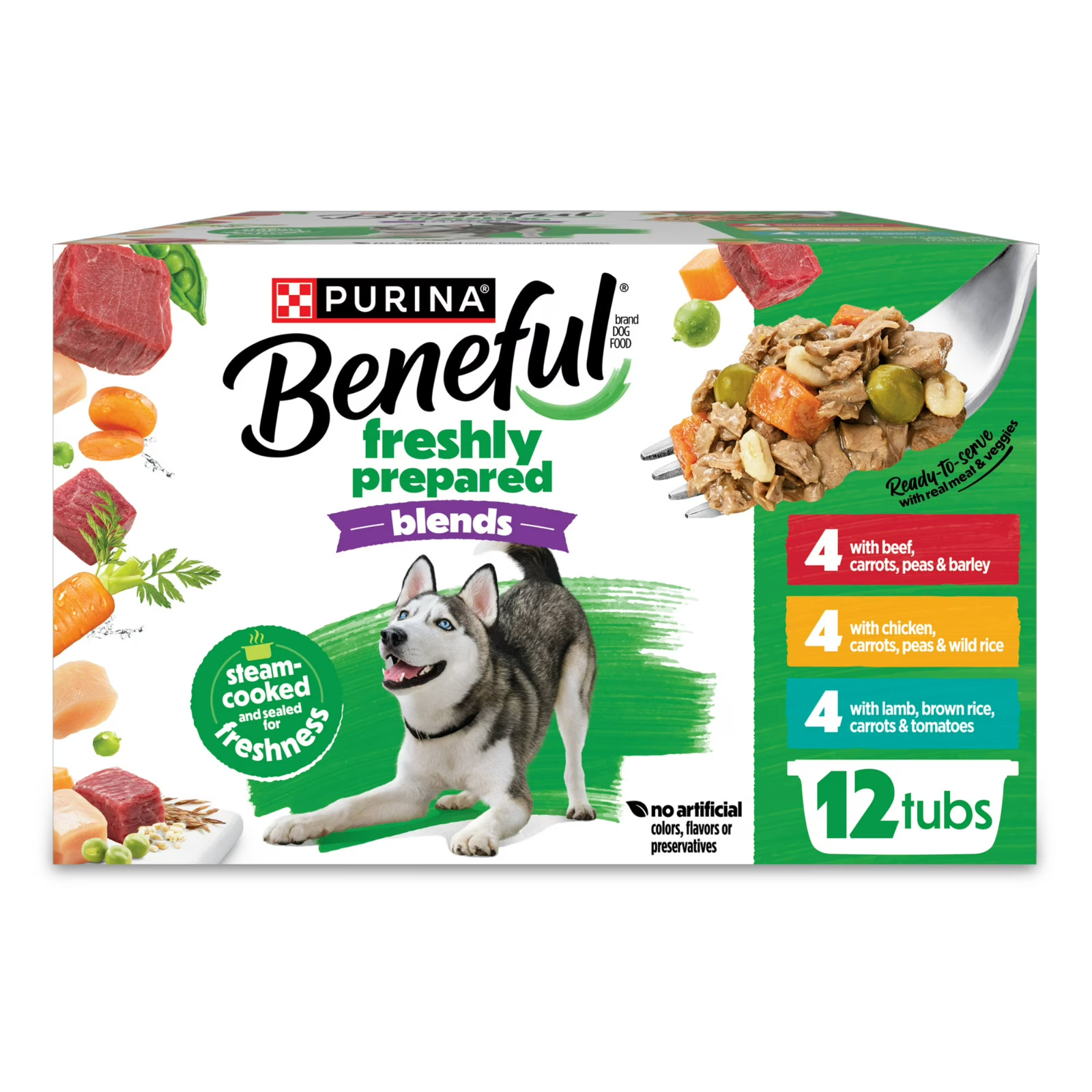Variety Pack With Beef, Chicken, Or Lamb, 12 Tubs
