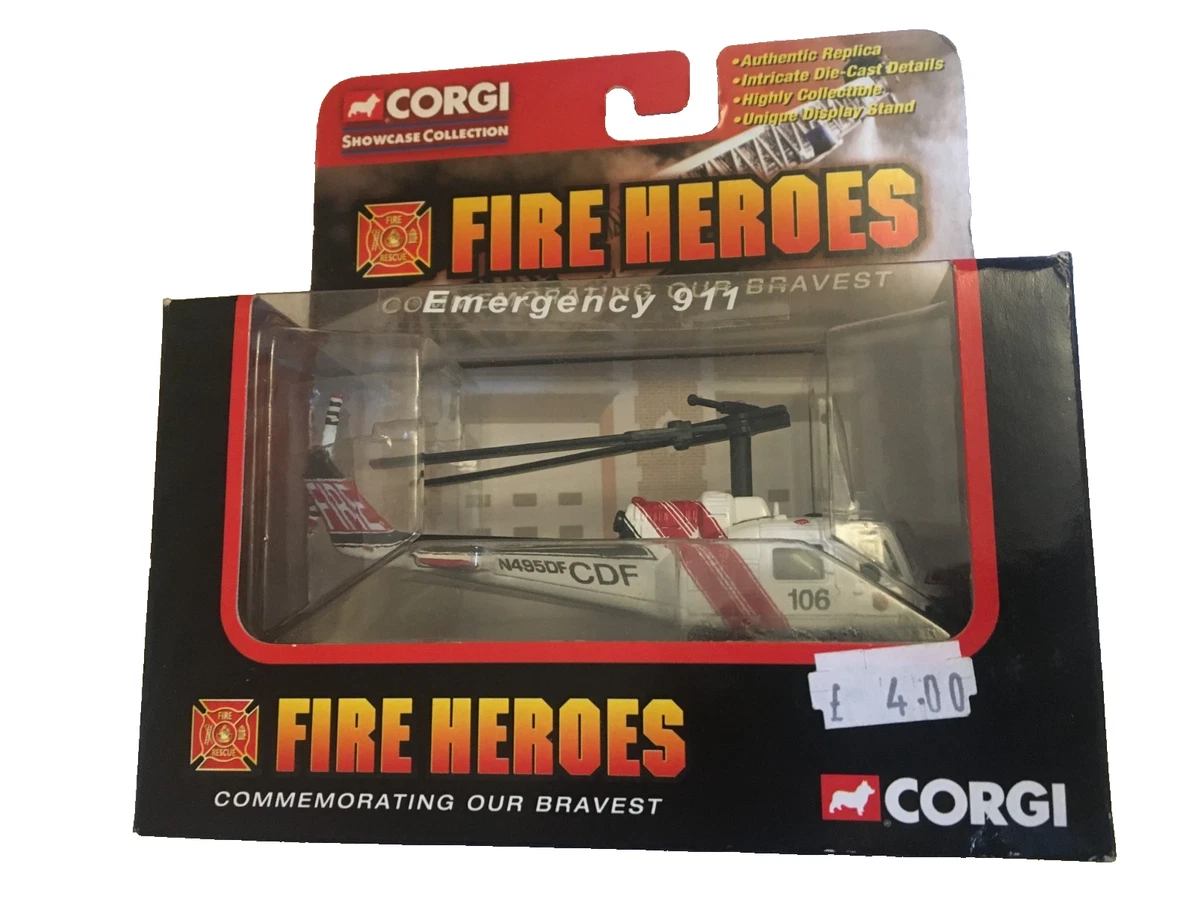 Corgi 12cm Long Diecast CS90045 - Bell 47 Helicopter LA Fire Dept Corgi 12cm Long Diecast CS90045 - Bell 47 Helicopter LA Fire Dept
