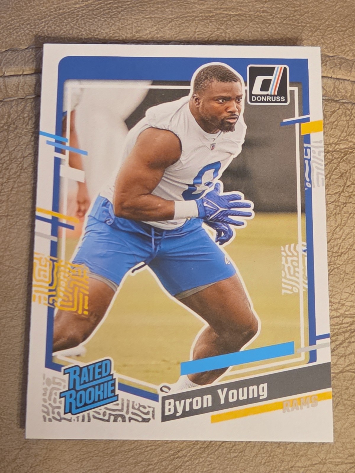 2023 Panini Donruss - Rated Rookie #355 Byron Young (RC) L.A. Rams