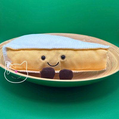 Jellycat AMUSEABLES BRIE New BNWT Soft Plush Toy Food Cheese Feet