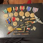 Ww2 Vintage US Military Medal Ribbon Badge Insignia Lot WWII Vietnam Airborne