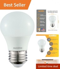 LED A15 Refrigerator Light Bulb - Dimmable 5.5W, 40W Equivalent, Warm White