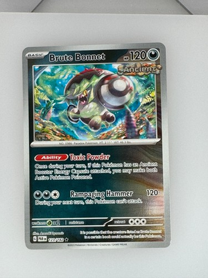 #ad 2023 Pokemon Paradox Rift Brute Bonnet Rev Holo 123 182 NM $2.88