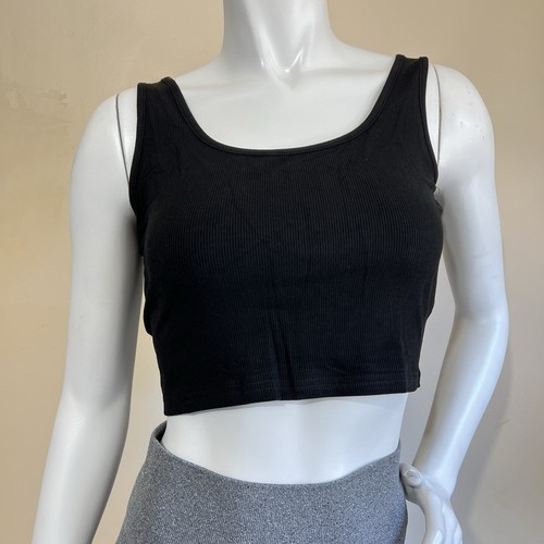 Women's Crop Top Black Size L
