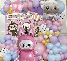 BALLOONS PARTY SUPPLIES BIRTHDAY DECORATION BALLOONS FOIL LATEX 55 Pcs