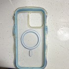 Clear/Blue Transparent Magnetic Back Phone Case Cover for Apple iPhone — photo 2