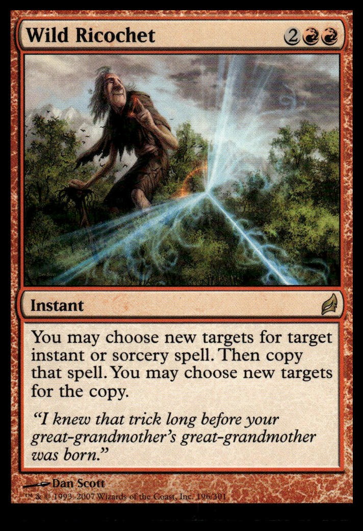 MTG Lorwyn #196 Wild Ricochet - Lightly played