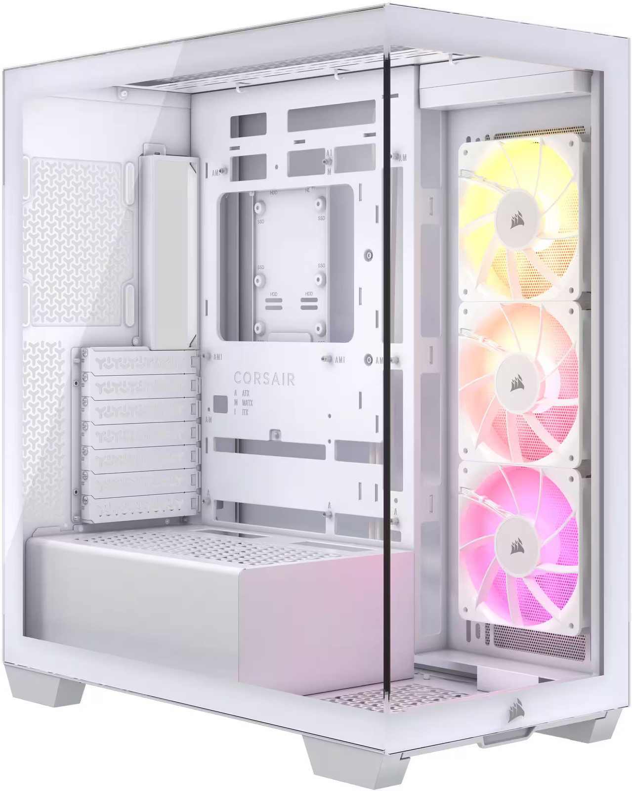 Корпус для ПК CORSAIR - 3500X ARGB ATX Mid-Tower - белый 18990₽