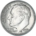 1959 P Roosevelt Dime 90% Silver