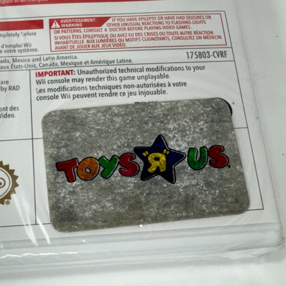 Just Dance Nintendo Wii OOP 2009 Ubisoft Toy R Us Sticker - Image 4 of 4