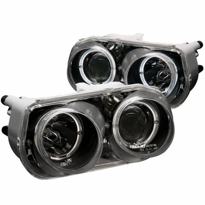ANZO For Acura Integra 1994-1997 Projector Headlights w/ Halo Black