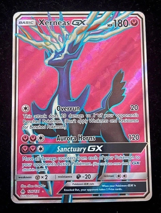 Xerneas GX 126/131 Full Art Pokémon TCG Forbidden Light MINT