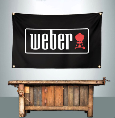 WEBER BBQ 3' X 5' BANNER FLAG