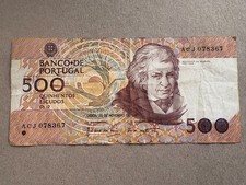 Banco De Portugal - 500 Escudos 1987 - Banknote