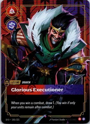 Draven - Glorious Executioner Rare Spiritforged 185/221 LP