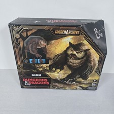 Dungeons & Dragons Honor Among Thieves Golden Archive Owlbear Figure BOX MARKS