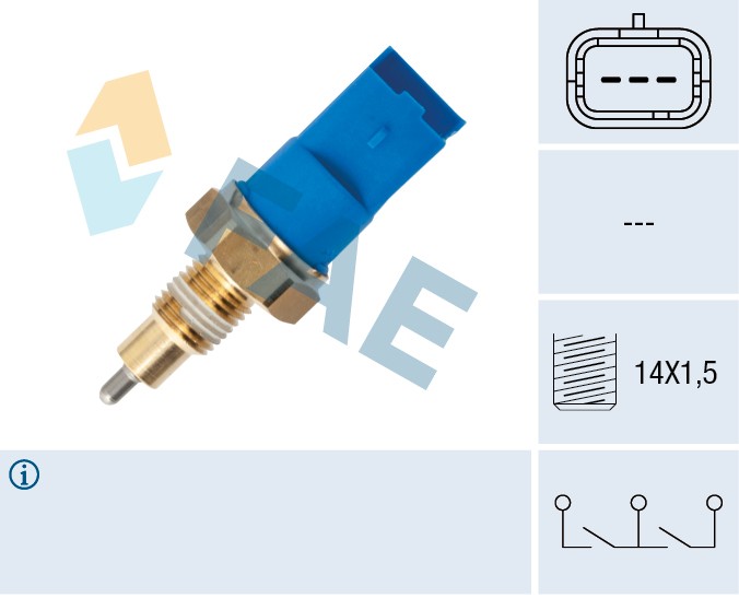FAE 40998 Switch, reverse light, green - Image 7