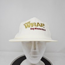 Vintage Winston Hat Cap Baseball Snap Back One Size Mens The Wrap Cigarette