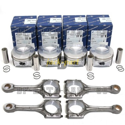 Piston Ring Kit & Connecting Rods 20mm For AUDI A3 A4 VW GTI BPY 2.0 TFSI