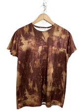 Acne Studios Acne T-shirt, Size M -- Brown, All-over print FN-WN-TSHI000171