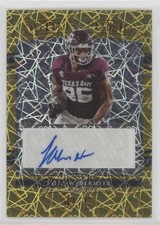 2022 Panini Select Draft Picks Gold Lazer Prizm /75 Jalen Wydermyer Auto lz7