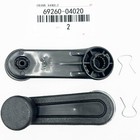 For Toyota Corolla Pickup Gray Window Crank Handle Left Right LH RH Pair