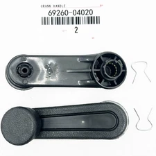 For Toyota Corolla Pickup Gray Window Crank Handle Left Right LH RH Pair