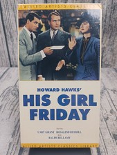 His Girl Friday (VHS, 1993, Allied Artists, B & W) Cary Grant - Brand New 