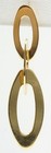 18k Yellow Gold ROBERTO COIN Chic & Shine Oval Link Dangle Earrings — photo 8