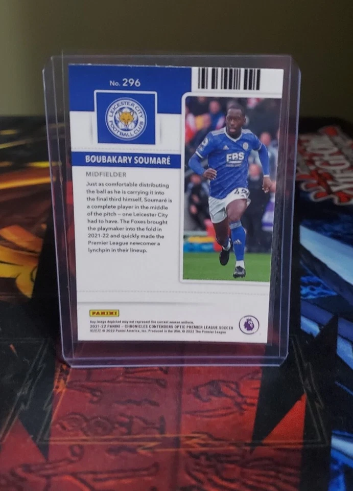Boubakary Soumare 2021-22 Panini Contenders Optic EPL Rookie Ticket RC  - Image 2 of 2