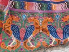 Vintage Guatemalan Hand Woven Hand Sewn Textile Huipil Top Woven Animal Details — photo 7