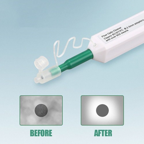Sc. Click Cleaner Optic SC End Face Cleaning One Click Cleaner Fiber Optic Cleaner ...