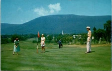 Manchester In The Mountains VT Golf Equinox Links Golfers Golfing postcard HQ3