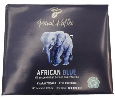 (27,70 /1kg) Tchibo Privat Kaffee African Blue 2 x 250 g Kaffee gemahlen