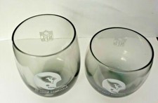 Vintage 70's St Louis NFL Cardinals Football, Glasses Set Rocks Barware MS