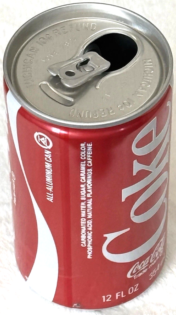 Vintage 1980's Enjoy Coca-Cola-12 oz Aluminum Soda-Pop Can-Empty