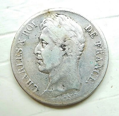 CHARLES X 2 francs 1828 A - Photo 1/2