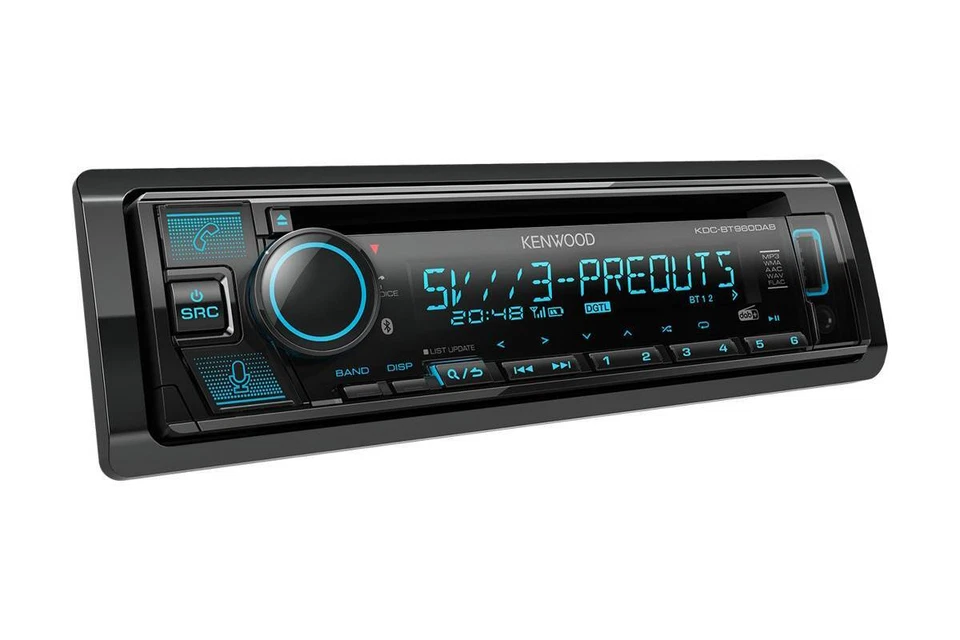 Kenwood KDC-BT960DAB Autoradio CD DAB+ Bluetooth für Opel Corsa C 2000-2004 - Bild 4 von 4