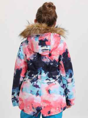 Gsou Snow Kid's Colorful Print Winter Insulated Snowboard Jacket