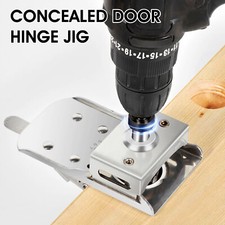 Concealed Door Hinge Jig 35mm Stainless Steel Locking Cabinet Hinge Jig leWzh