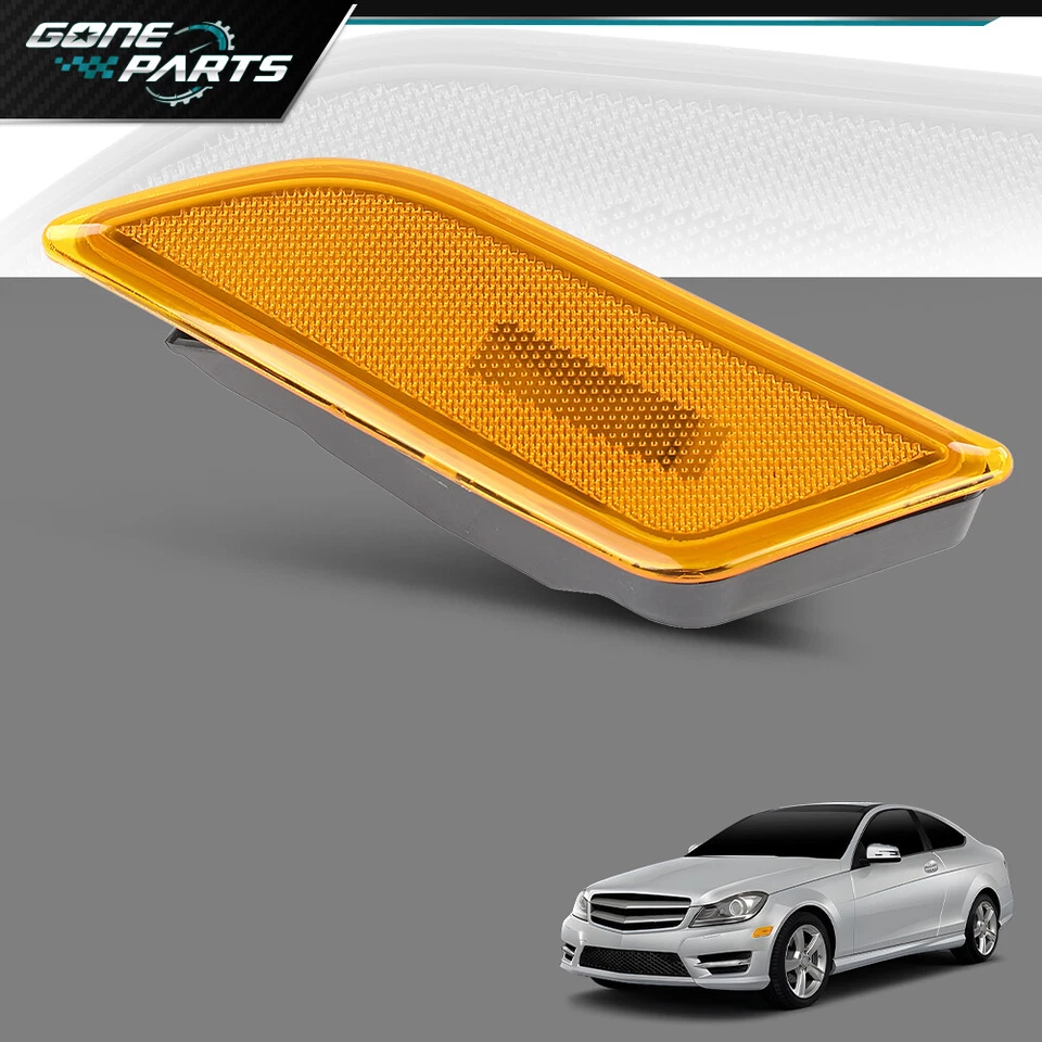 Luz de señalización lateral del parachoques izquierdo apta para Mercedes Benz C250 C300 C350 2012-2015 Foto 2 de 4