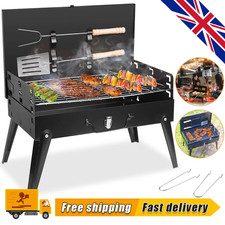 Portable Folding Charcoal BBQ Barbecue Camping Grill Travel Picnic Outdoor