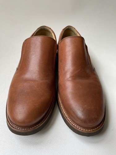 Samuel Hubbard Frequent Traveler Whiskey Tan Leather Slip On Comfort Shoes 13 M - Picture 2 of 10