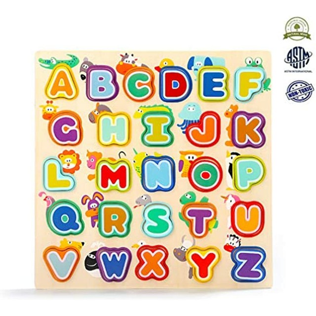 alphabet puzzle board