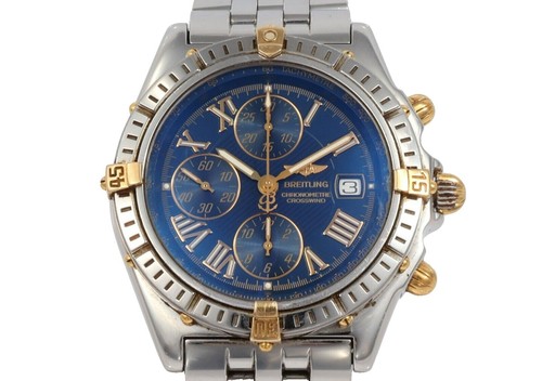 BREITLING Crosswind D13355 Chronograph Date Blue Dial  display picture 2