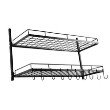 Pot and Pan Rack Organizer Hanger Storage Wall Holder Kitchen Cookware Hanging