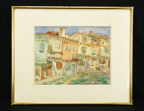 Lucie RANVIER-CHARTIER (1867-1932) Vue d'Albi Place Savène Tarn Occitanie France - Photo 1/10