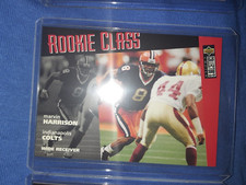 MARVIN HARRISON 1996 UPPER DECK COLLECTOR'S CHOICE ROOKIE CARD #15 COLTS RC HOF. rookie card picture
