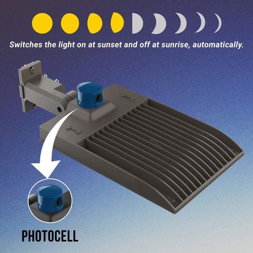 LED Parking Lot Light 150W/300W, Photocell, 5700K, IP65 for Pole Lights, Street - Picture 17 of 19