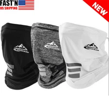 Cooling Neck Gaiter Face Mask Sun Shield Scarf Adjustable Balaclava Bandana Men